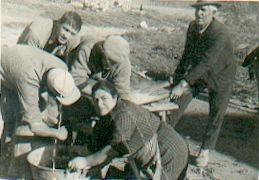 La matanza del cerdo, foto del año 1960