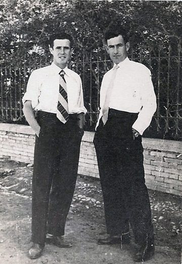 Años 60. Paco Angel y Antonio el Canela.