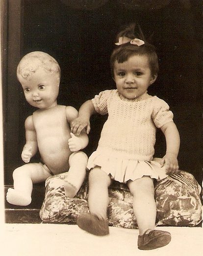 Foto de Encarnación Fernandez Navarro. La de la foto es ella de pequeña. Es hija de Paco el del molino.