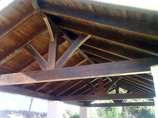 Detalle del tejado reformado del Pilar
